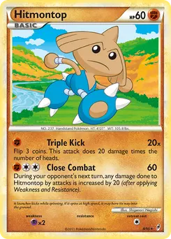 Hitmontop #8, Reverse Foil