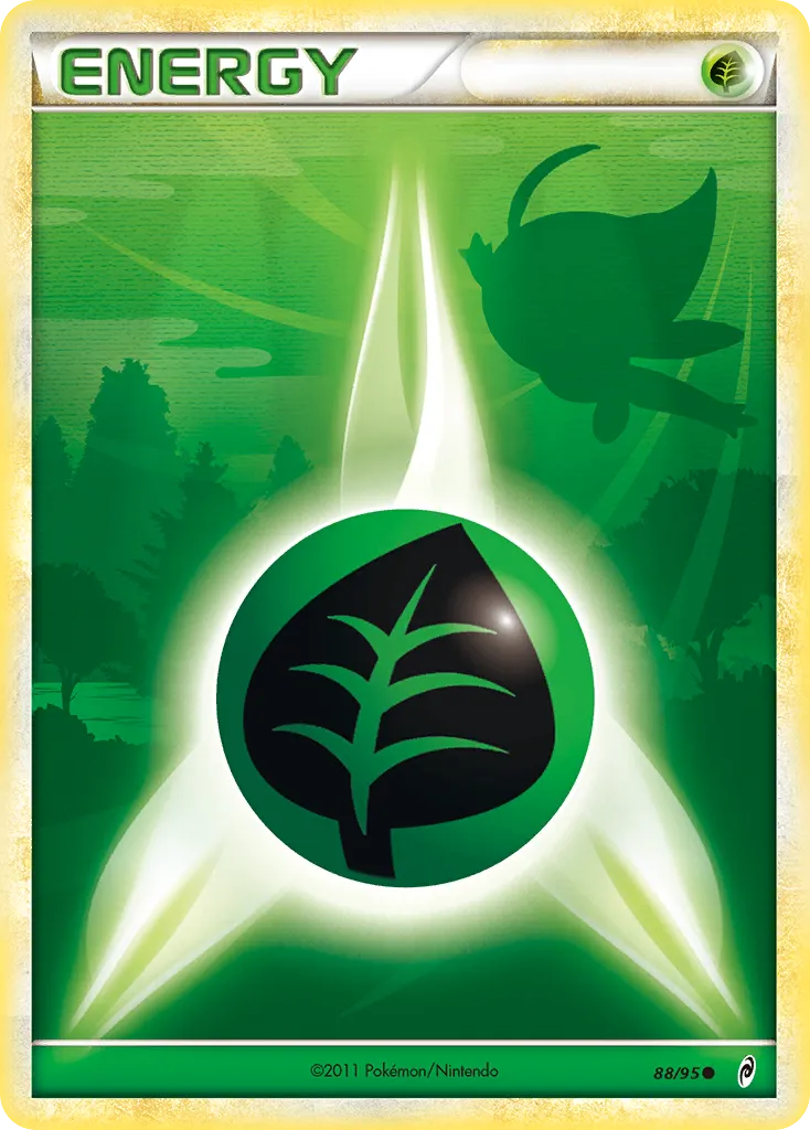 Grass Energy #88, Call of Legends Crosshatch-2011 Play! Pokemon