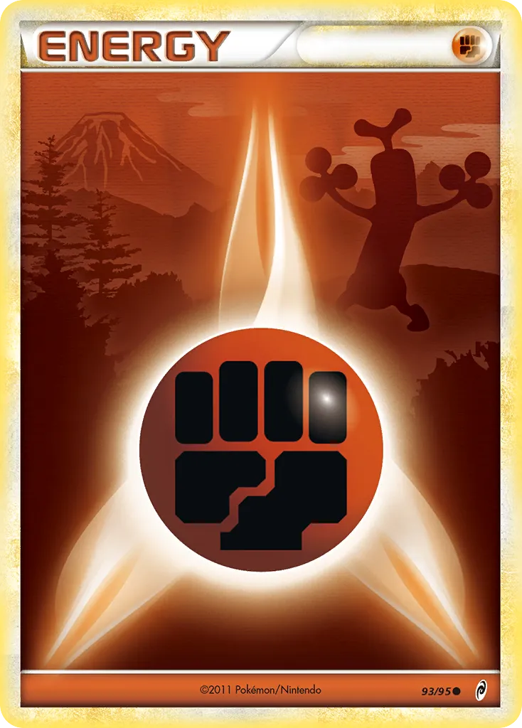 Fighting Energy #93, Call of Legends Crosshatch-2011 Play! Pokemon