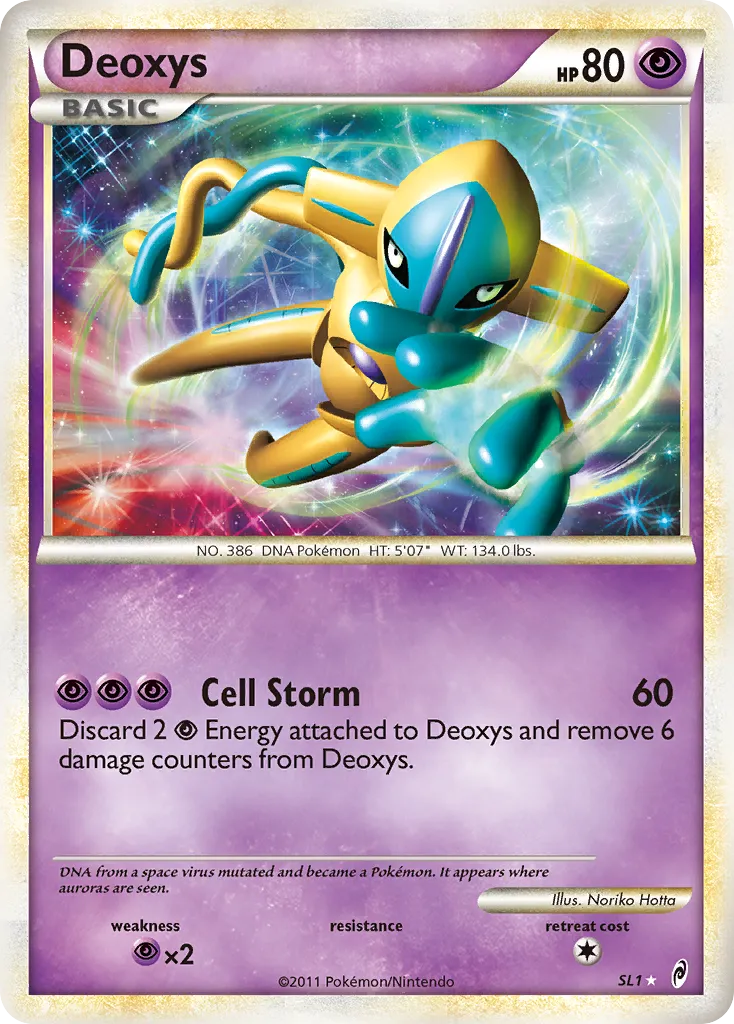 Deoxys #SL1, Call of Legends