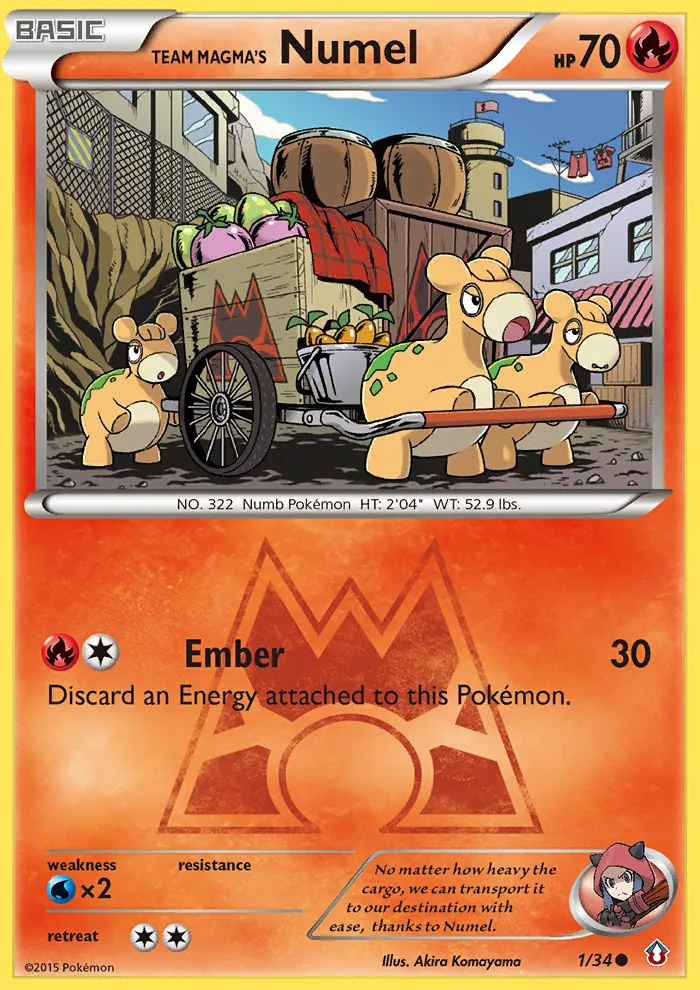 Team Magma's Numel #1, Double Crisis