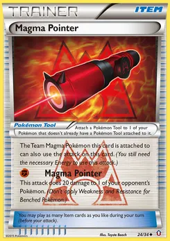 Magma Pointer #24, Reverse Foil