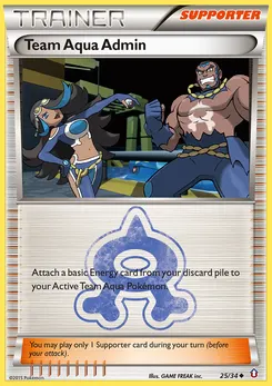 Team Aqua Admin #25, Reverse Foil