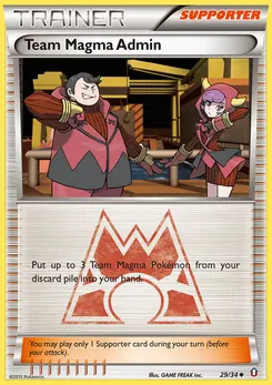 Team Magma Admin #29, Reverse Foil