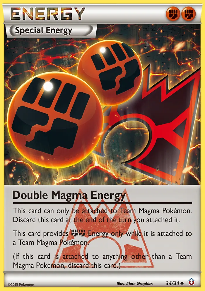 Double Magma Energy #34, Double Crisis Reverse Foil