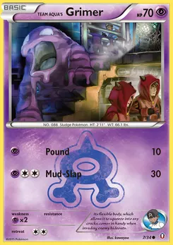 Team Aqua's Grimer #7, Reverse Foil