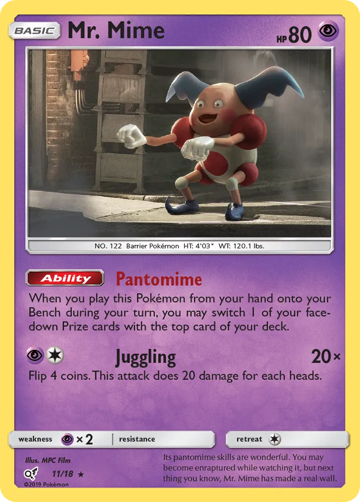 Mr. Mime #11, Detective Pikachu