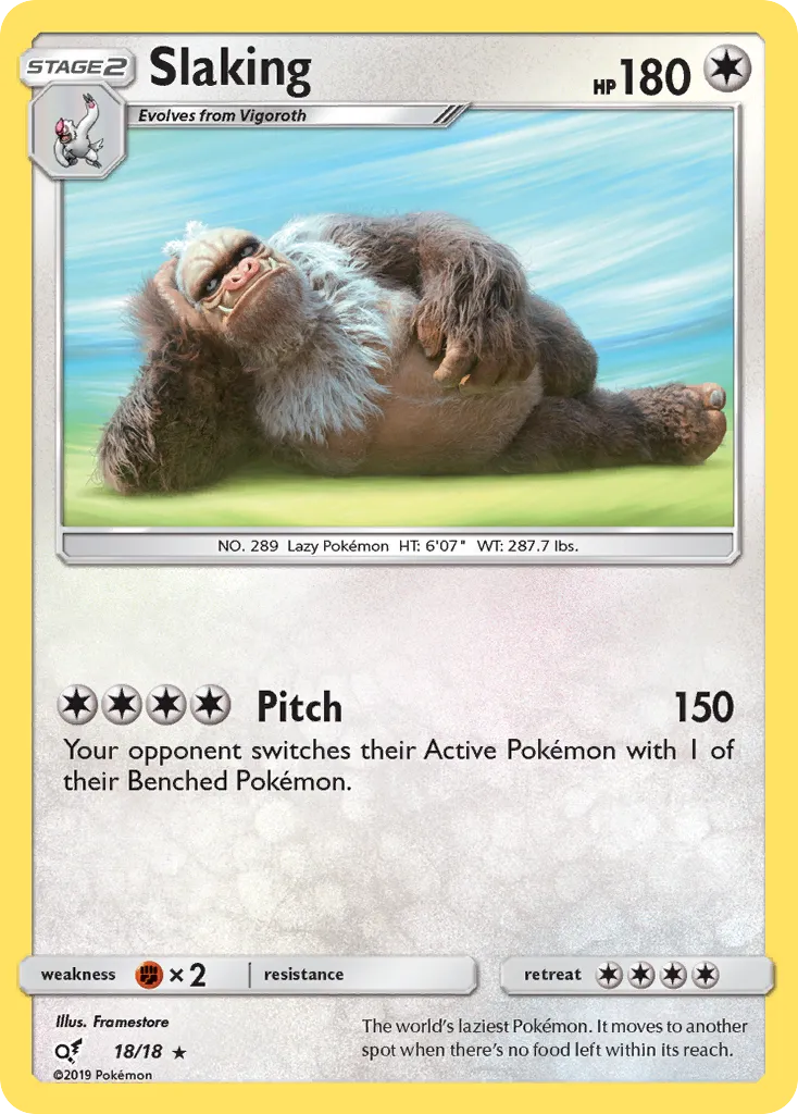 Slaking #18, Detective Pikachu
