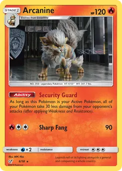 Arcanine #6, Standard