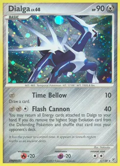 Dialga #1, Reverse Foil