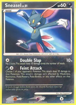 Sneasel #100, Reverse Foil