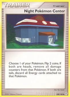 Night Pokémon Center #108, Diamond & Pearl