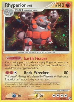 Rhyperior #12, Reverse Foil