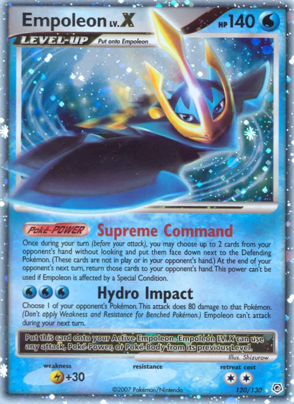 Empoleon LV.X #120, Diamond & Pearl Poke-Body Error