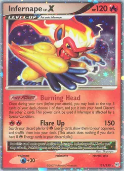 Infernape LV.X #121, Standard