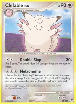Clefable #22, Reverse Foil
