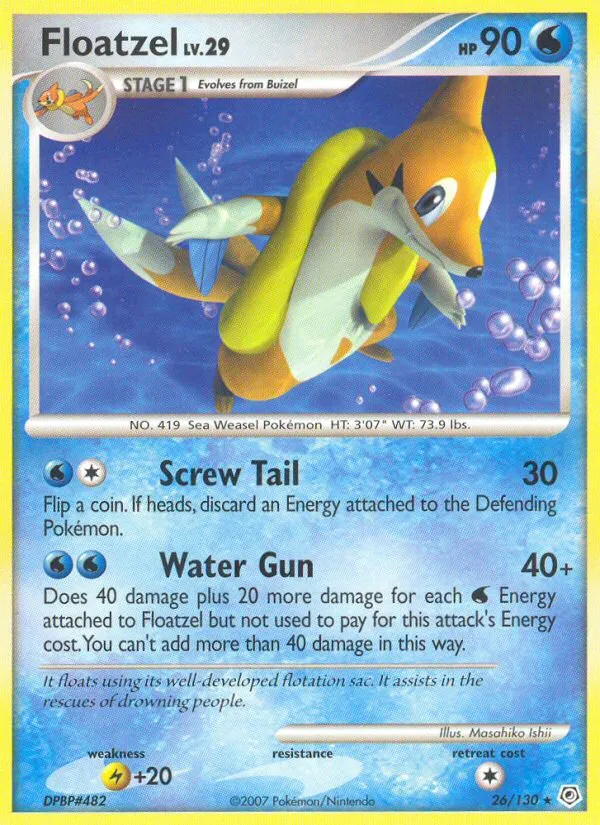 Floatzel #26, Diamond & Pearl