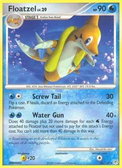 Floatzel #26, Reverse Foil