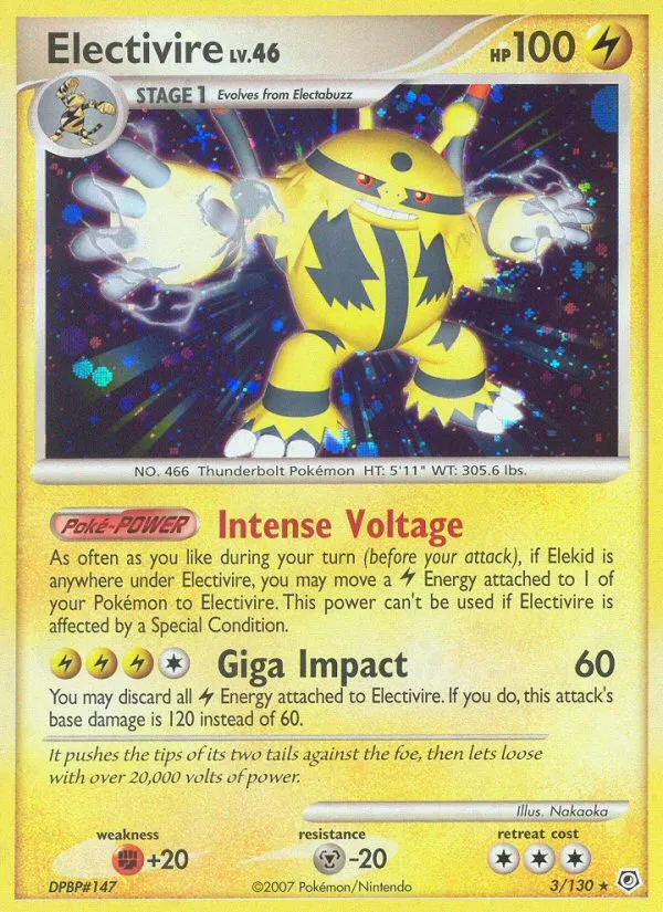 Electivire #3, Diamond & Pearl Regional Championships