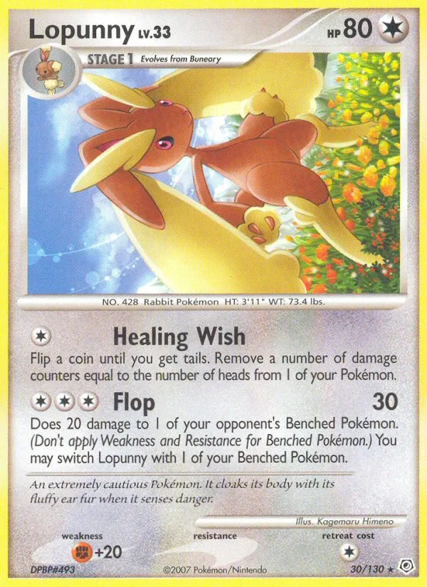 Lopunny #30, Diamond & Pearl