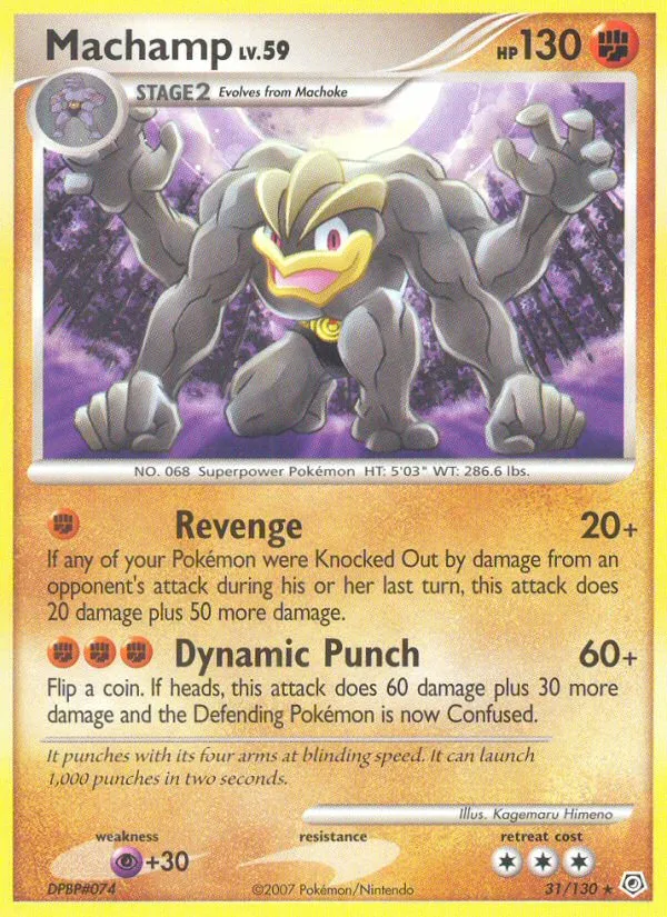Machamp #31, Diamond & Pearl