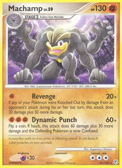 Machamp #31, Reverse Foil