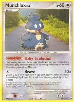 Munchlax #33, Reverse Foil