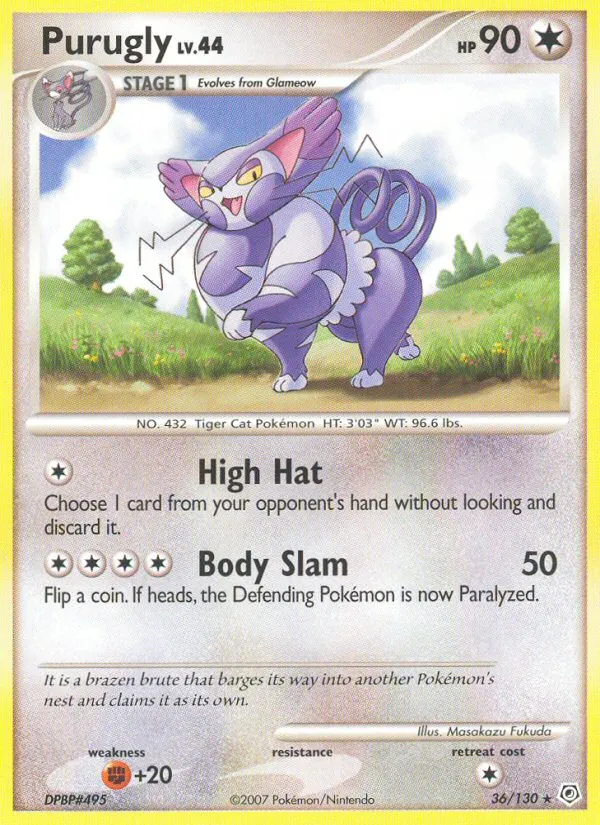 Purugly #36, Diamond & Pearl