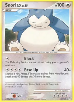 Snorlax #37, Reverse Foil
