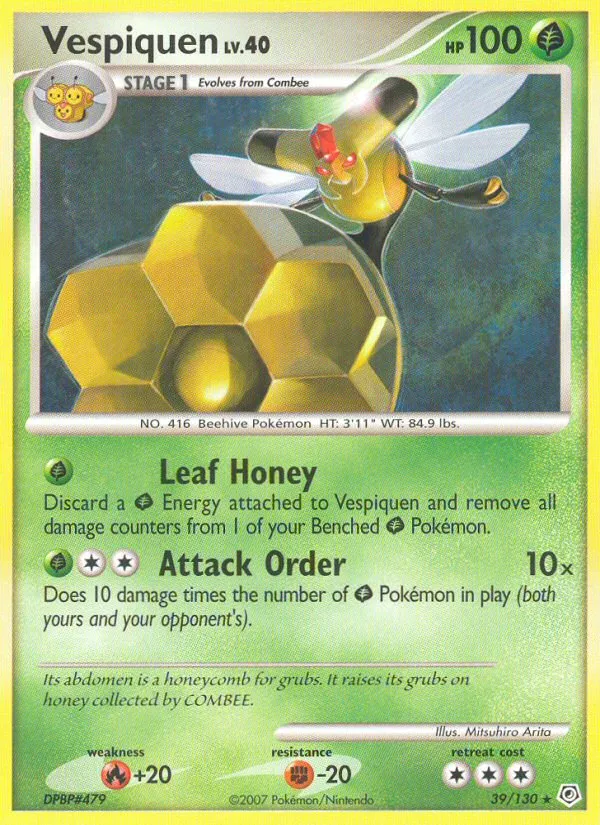 Vespiquen #39, Diamond & Pearl Reverse Foil