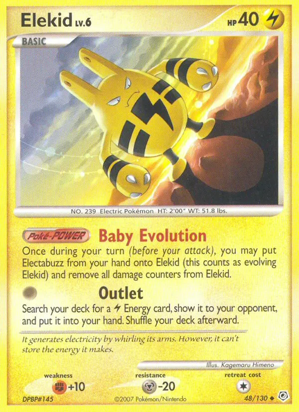 Elekid #48, Diamond & Pearl