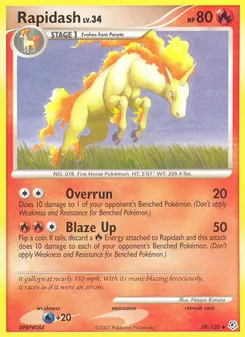 Rapidash #59, Reverse Foil