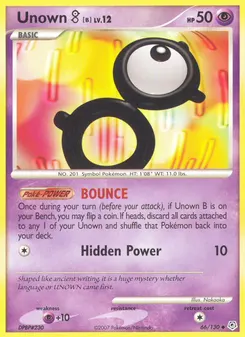 Unown [B] #66, Diamond & Pearl