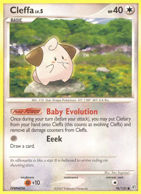 Cleffa #78, Diamond & Pearl