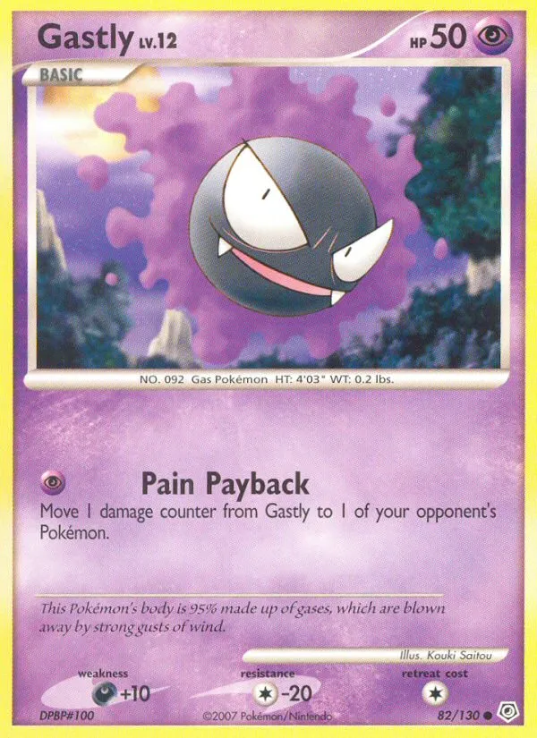 Gastly #82, Diamond & Pearl