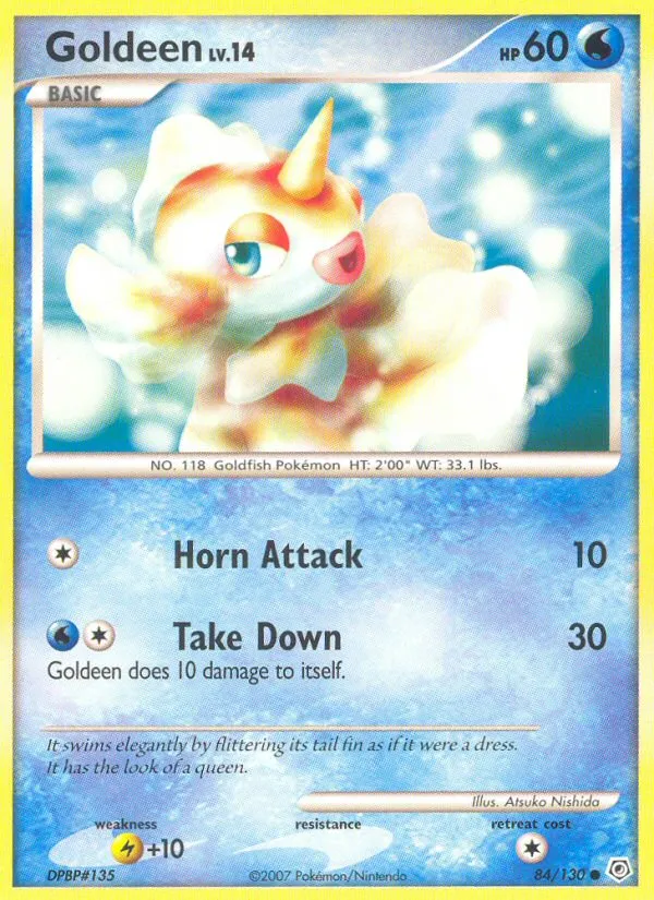 Goldeen #84, Diamond & Pearl Reverse Foil
