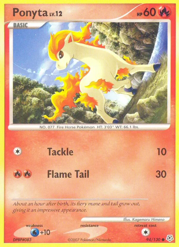 Ponyta #94, Diamond & Pearl