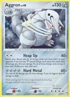 Aggron #1, Reverse Foil