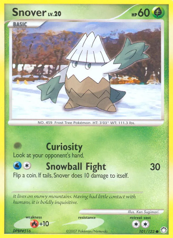 Snover #101, Mysterious Treasures Reverse Foil