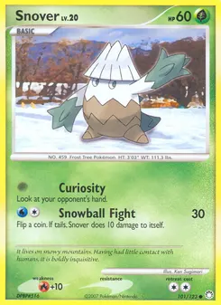 Snover #101, Reverse Foil