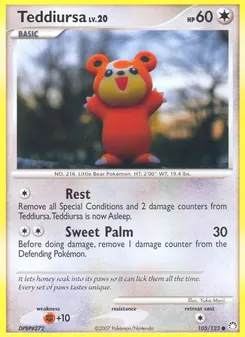 Teddiursa #105, Mysterious Treasures