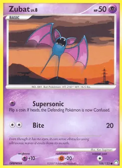 Zubat #108, Reverse Foil