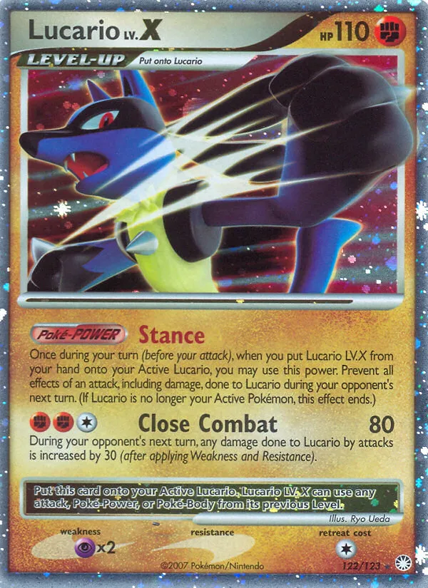 Lucario LV.X #122, Mysterious Treasures