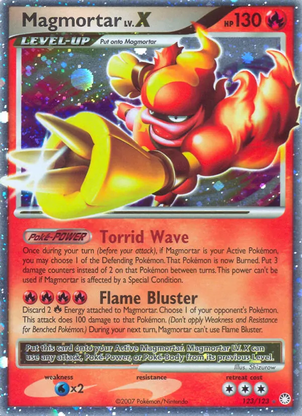 Magmortar LV.X #123, Mysterious Treasures