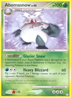 Abomasnow #19, Pokemon Countdown Calendar