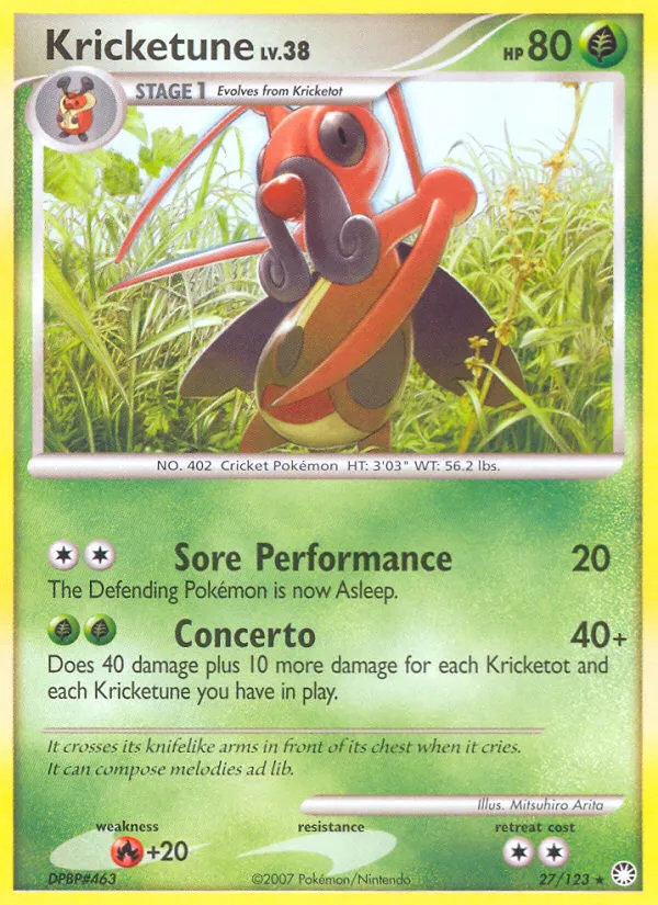 Kricketune #27, Mysterious Treasures Reverse Foil