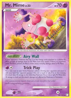 Mr. Mime #30, Reverse Foil