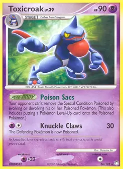 Toxicroak #36, Reverse Foil