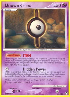 Unown [I] #37, Reverse Foil