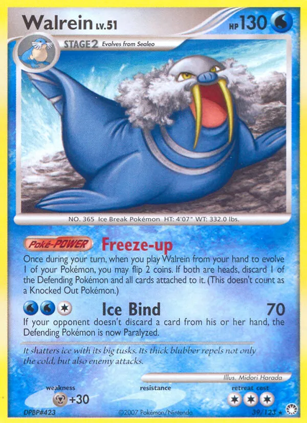 Walrein #39, Mysterious Treasures Reverse Foil